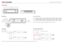 Transformador LED de Corriente Constante AC-DC DALI de 30W con Interruptor DIP, 550~900mA, Garantía de 5 Años, Controlador de Iluminación LED de un Solo Canal, EUCHIPS
