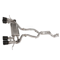 Tuyaux d'échappement à commande Valvetronic pour BMW M2 G87 3.0T en acier inoxydable, silencieux d'échappement Catback à découper et à fixer par collier
