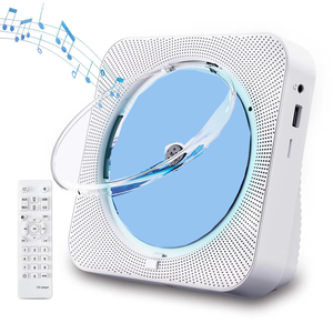 Lecteur CD carré personnalisé en usine avec double haut-parleur Bluetooth, son Hi-Fi, télécommande, USB, FM pour la maison, la chambre, le studio de danse, le bureau d'apprentissage - Product Image 1