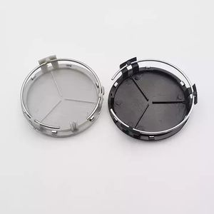 Enjoliveurs et capuchons centraux de couverture de roue de voiture d'ABS 75mm pour W204 W211 W212 W220 W124 C E S CLA GLA GLC GLE Modèles - Product Image 3