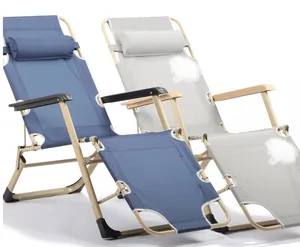 Diretta della fabbrica reclinabile Patio sedia interna esterna con parasole per spiaggia Chaise lettino piscina letto ZERO pieghevole sedia a sdraio