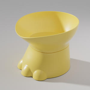 Toptan Macaron renk boyun koruma kedi maması kase Pet köpek kase anti-dökülme dinozor bacak tasarımı için su besleme çanaklar - Product Image 6