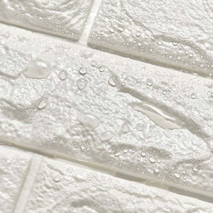 聚乙烯泡沫墙纸3d不干胶酒店装饰防水防污墙贴