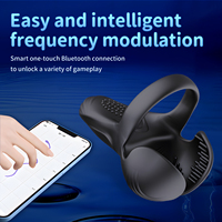 Anneau pénien à 10 modes de vibration avec contrôle par application/télécommande et faible bruit de 50 dB pour adultes, retardant l'éjaculation