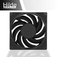 Ventilateur de refroidissement à lévitation magnétique silencieux direct d'usine de 12cm en plastique à grand volume d'air avec roulement à billes pour boîtier d'ordinateur