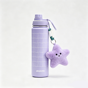 Botella de Agua Aislada de Acero Inoxidable Space Teapot con Tapa de Plástico y Logotipo Personalizado, Diseño Térmico para Bebidas Frías y Calientes con Asa - Product Image 5