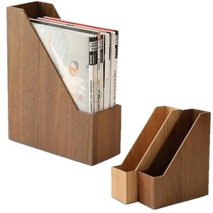 Boîte <span class=keywords><strong>de</strong></span> rangement <span class=keywords><strong>de</strong></span> bureau empilable vintage et étagère à livres, idéale pour les bureaux et les salons, fabriquée en <span class=keywords><strong>bois</strong></span> massif - Product Image 5