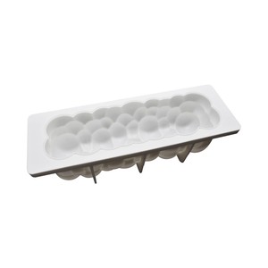 Moldes de D-0146 para Mousse, para repostería, gelatina, herramientas de pastelería, 6 cavidades, Nube cuadrada de silicona - Product Image 5