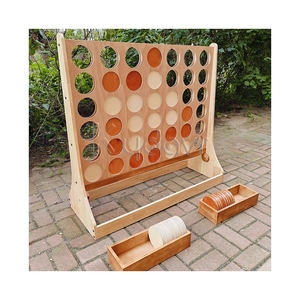 Commercio all'ingrosso su ordinazione di Carnevale prop mini legno puzzle interattivo di strategia di <span class=keywords><strong>dama</strong></span> giochi da tavolo per i bambini - Product Image 5