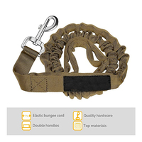 Laisse pour chien réfléchissante personnalisée avec logo, en sangle de polyester haute ténacité et durable