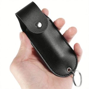 Mini Estuche Portátil de Cuero para Pimienta con Tapa Superior, Llavero de Defensa Personal para Regalos - Product Image 2