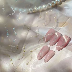 Autocollants magnétiques pour ongles en ruban populaires sur Xiaohongshu, autocollants pour ongles français XINGX, ornements d'ongles exquis haut de gamme et polyvalents - Product Image 1