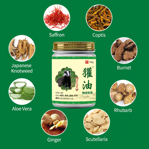 Natural Badger Oil & Herbal Extract Burn Ointment Soothing Skin Repair Cream for Scalds,Cuts,and Minor Wounds OEM Private Label - Product Image 4