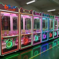 Lifun Machine de jeu à grue pour ours en peluche, à monnayeur, pour attraper des peluches et des cadeaux, en métal, garantie 1 an