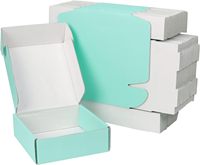 Boîte d'expédition en carton ondulé coloré, personnalisable avec logo, taille sur mesure, pour vêtements et emballages cadeaux – Vente en gros, produit phare