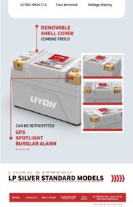 Batería de Litio LP12 de la Mejor Calidad, 12V 4AH, Batería de Arranque para Motocicleta de 2 <span class=keywords><strong>Ruedas</strong></span> - Product Image 2