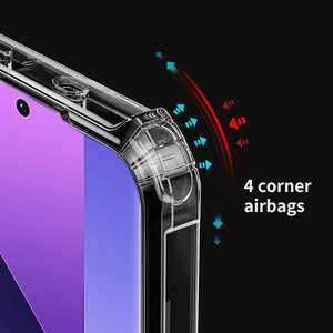 Funda para Teléfono <span class=keywords><strong>Samsung</strong></span> <span class=keywords><strong>Galaxy</strong></span> F62 F55 <span class=keywords><strong>F54</strong></span> F42 F41 C55 C9 C7 C5 Pro, Resistente a Caídas, Ultrafina, Transpirable, Marco Negro, Cubierta Acrílica - Product Image 3