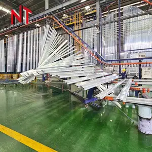 Nuotuo China export factory powder coated Lighting Channel Louver Aluminum 6000 Series Grade Alloy