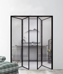 Zeyi Exportación Precios de acordeón de aluminio Puerta de patio plegable Bisagra Partición de aula Puertas plegables - Product Image 1