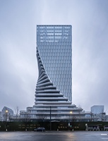 Panneaux de mur-rideau en aluminium sur mesure, revêtement de façade architectural moderne pour la rénovation de bâtiments