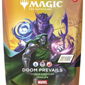 Paquete <span class=keywords><strong>de</strong></span> Mazo Commander Edición Coleccionista con Superhéroes <span class=keywords><strong>de</strong></span> <span class=keywords><strong>Marvel</strong></span> y MTG, un Set <span class=keywords><strong>de</strong></span> Cuatro Mazos <span class=keywords><strong>de</strong></span> Cartas Coleccionables para Regalo y Juguetes - Product Image 1