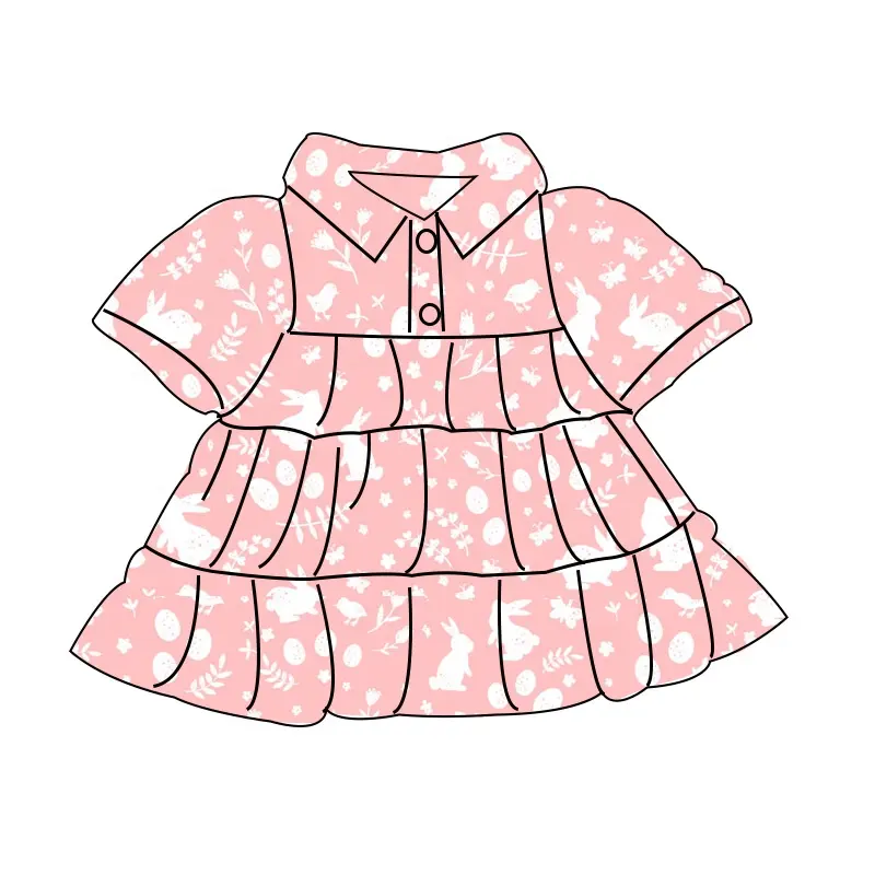 طفل الفتيات تصاميم فستان الشتاء حفلة 1-2 سنوات قصيرة الأكمام ملابس الاطفال الصيف الفتيات أعياد الميلاد