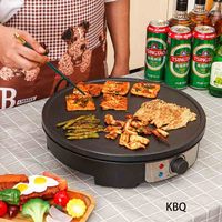 Crêpière automatique en aluminium antiadhésif Crêpière électrique pour plaque chauffante Roti