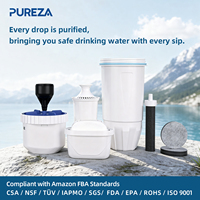 Jarra Filtradora de Agua PUREZA, Precio de Fábrica, Buena Calidad, Varias Especificaciones, Certificación NSF, Segura para el Agua de la Cocina