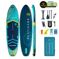 Skatinger Drop Stitch Matériel Gonflable Stand up Paddle Padel Surf Board Stand up Paddle Board SUP pour Waterplay Surf