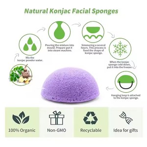 Oem nhà máy tự nhiên hữu cơ <span class=keywords><strong>Konjac</strong></span> miếng bọt biển Làm Sạch Da Mặt <span class=keywords><strong>Konjac</strong></span> miếng bọt biển - Product Image 2
