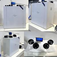 Système de ventilation ERV HRV 800m³/h, récupérateur d'air intelligent, système de circulation d'air pour villa avec régulateur à 8 vitesses et filtre HEPA