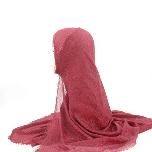 <span class=keywords><strong>Hijab</strong></span>女性用,イスラム教徒ポリエステルスカーフスカーフショール - Product Image 5