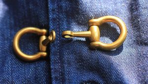 Bezelry Pairs Multifonction Crochets et œillets de style fer à cheval à coudre, attaches en laiton vintage, Mm Inch - Product Image 6