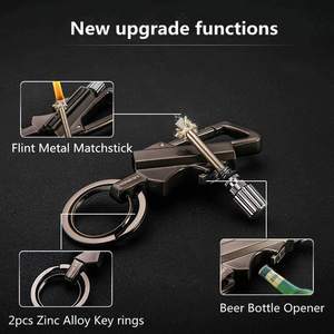 Accendino a olio per fiammiferi in metallo cherosene ricaricabile portachiavi impermeabile per esterni accessori per fumatori portatili accendisigari per sigari - Product Image 6