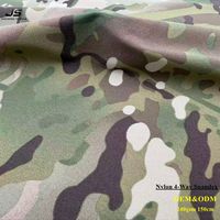 Tela Elástica de Nailon con Estampado de Camuflaje, Tejido Impermeable de 4 Vías, 240GSM, para Ropa Táctica