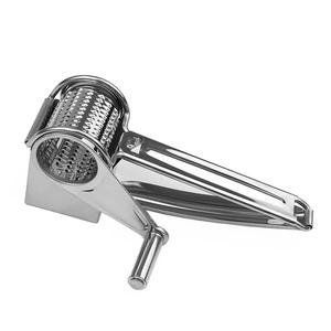 Râpe à fromage en acier inoxydable, râpe rotative à manivelle pour fromage, chocolat, légumes, outil de cuisine 20 x 8,1 x 5,2 cm - Product Image 1