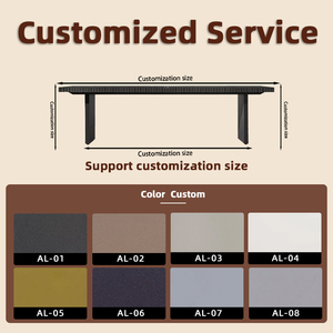 Table <span class=keywords><strong>de</strong></span> repas extérieure élégante avec structure en aluminium et plateau imperméable pour propriétés privées, jardins sur toits, salons <span class=keywords><strong>d</strong></span>'hôtel - Product Image 2