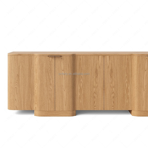 FERLY Moderne 4-Türige Medien-Konsole Luxuriöses TV-Möbel mit Stauraum für Unterhaltungszentrum - Product Image 4
