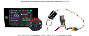 Radio AT9S Pro 10 canaux avec récepteur <span class=keywords><strong>R9DS</strong></span>, radiocommande pour hélicoptère RC, quadricoptère, drone, accessoires de voiture - Product Image 6