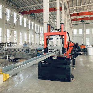 Günstiger Preis Hochwertige Metallstahlrahmen CZ-Profil Kaltwalzformmaschine Hochgeschwindigkeits-Pfettenherstellungsmaschine - Product Image 2