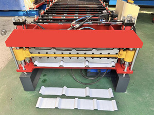 Automatic Double Layer Colored Steel <b>Tile</b> Forming & Press Machine with Motor Bearing Pump-WADJAY Brand - Product Image 5
