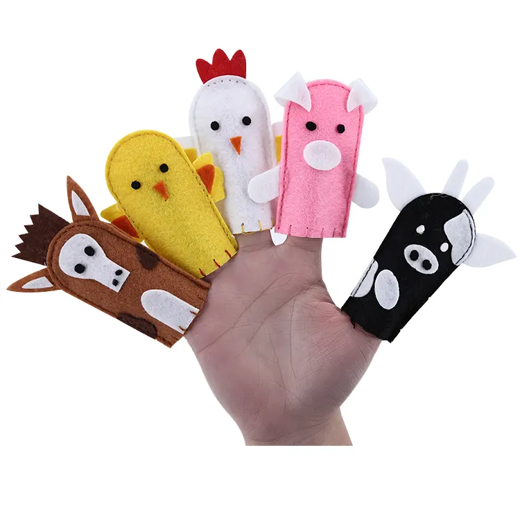Zu verkaufen Familie Hochwertige Custom Filz puppe Finger puppe handgemachte Filz puppe