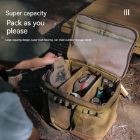 Le plus récent équipement de plein air boîte de transport divisible équipement de Camping étui voyage stockage Camping outils organisateur support sac