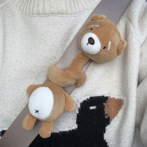 Jouets en peluche personnalisés à long cou, animaux doux en peluche, poupées <span class=keywords><strong>de</strong></span> dessin animé (porc/ours/chien/ <span class=keywords><strong>Singe</strong></span>) pour cadeaux d'enfants, décoration <span class=keywords><strong>de</strong></span> voiture et pendentif <span class=keywords><strong>de</strong></span> sac - Product Image 4