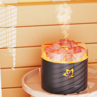 Diffuseur d'arômes USB 160 ml, humidificateur compact à brume froide avec aromathérapie pour la maison, le bureau et les voyages