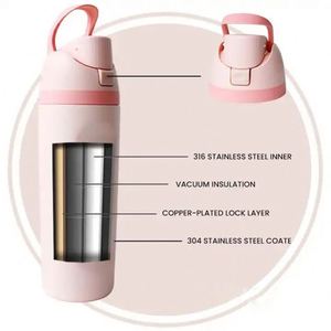 Customizable Logo 316 Stainless Steel Sports Outdoor Thermos Cup Fitness Car Bike Straight Drink Cup Thermos Pot - Product Image 4