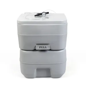 Foheel — siège de toilette portable, 20l, mobile, pour <span class=keywords><strong>camping</strong></span>, voyage, voiture, 5.3 gallons, avec chasse d'eau - Product Image 1