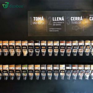 Bakkal plastik bidonlar somun evcil hayvan gıdalar toplu tahıl dağıtıcıları - Product Image 2