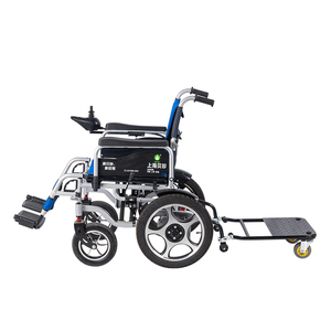 Marcheur 2 sièges Moteurs puissants Grande capacité de marche réglable 8 roues Fauteuil roulant électrique léger pliable - Product Image 2