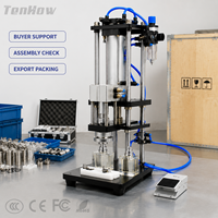 Machine de sertissage pneumatique semi-automatique pour flacons de parfum, outil de sertissage, machine de sertissage pneumatique pour l'assemblage de colliers, production